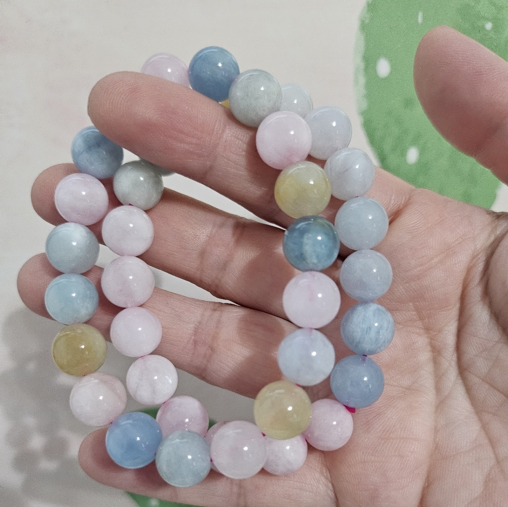morganite bracelet